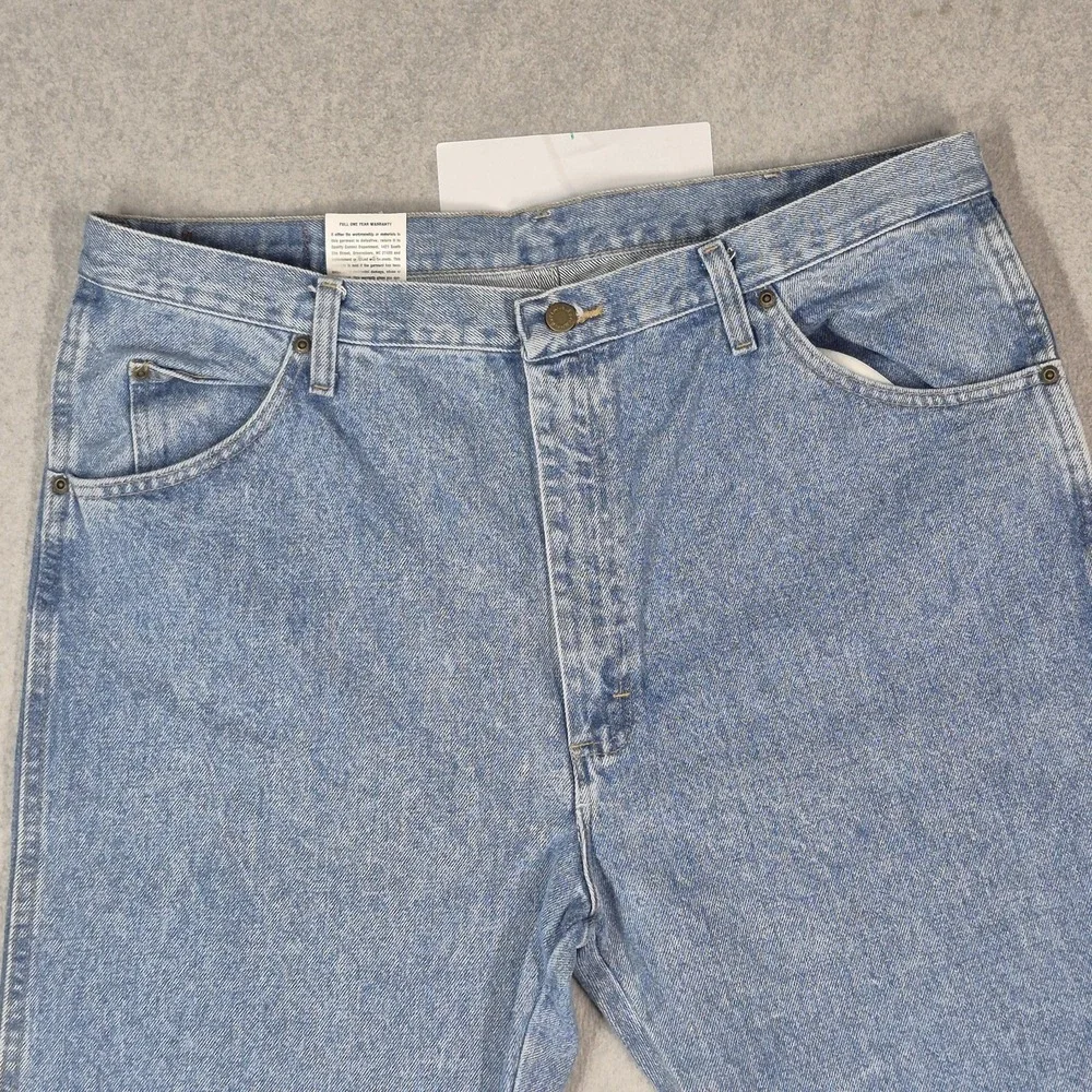 Wrangler Men Jeans 40X30 Blue Denim 96501SL Regular Fit Jeans 30